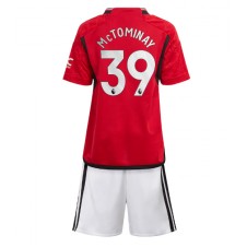 Manchester United Scott McTominay #39 Hjemmedraktsett Barn 2023-24 Kortermet (+ korte bukser)